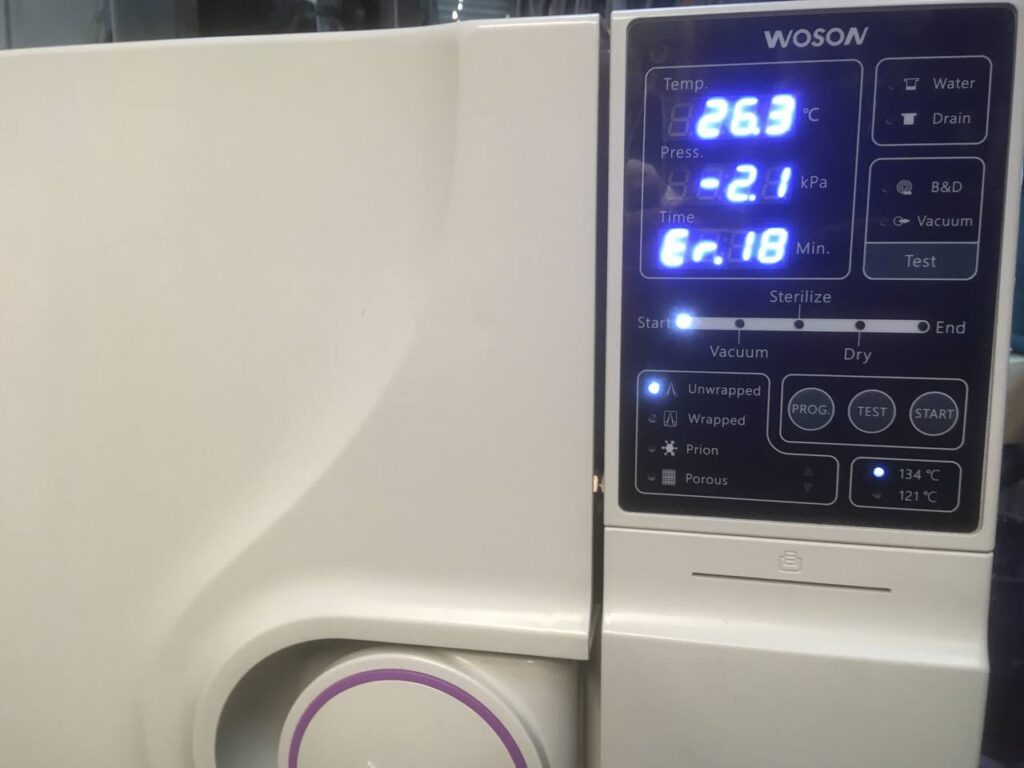 автоклав Woson Tanzo C23 ошибка 18